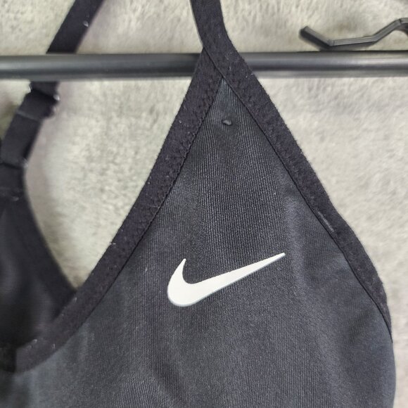 Womens Nike Dri-Fit Black Sports Bra Size M - Picture 3 of 9